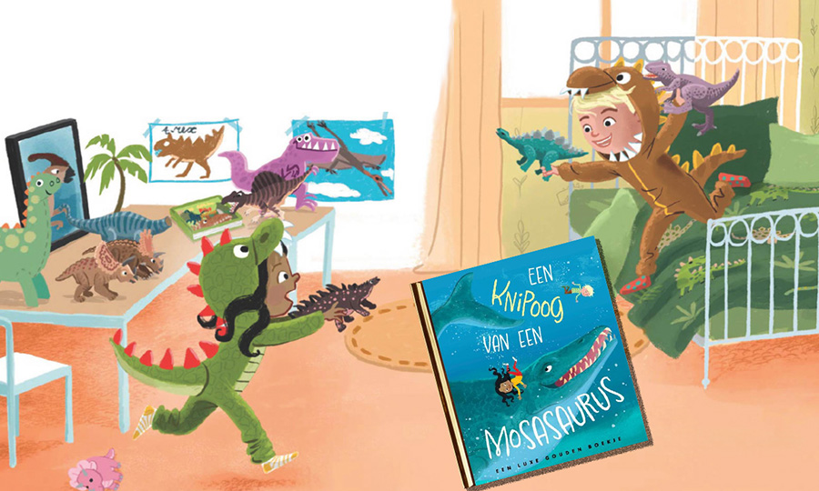 Expo: Een knipoog van een mosasaurus